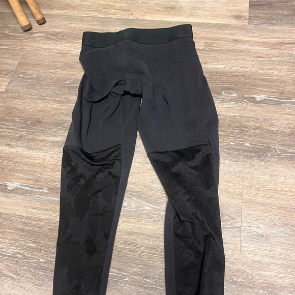 Adidas Black Mesh Panel Leggings - Picture 6 of 6